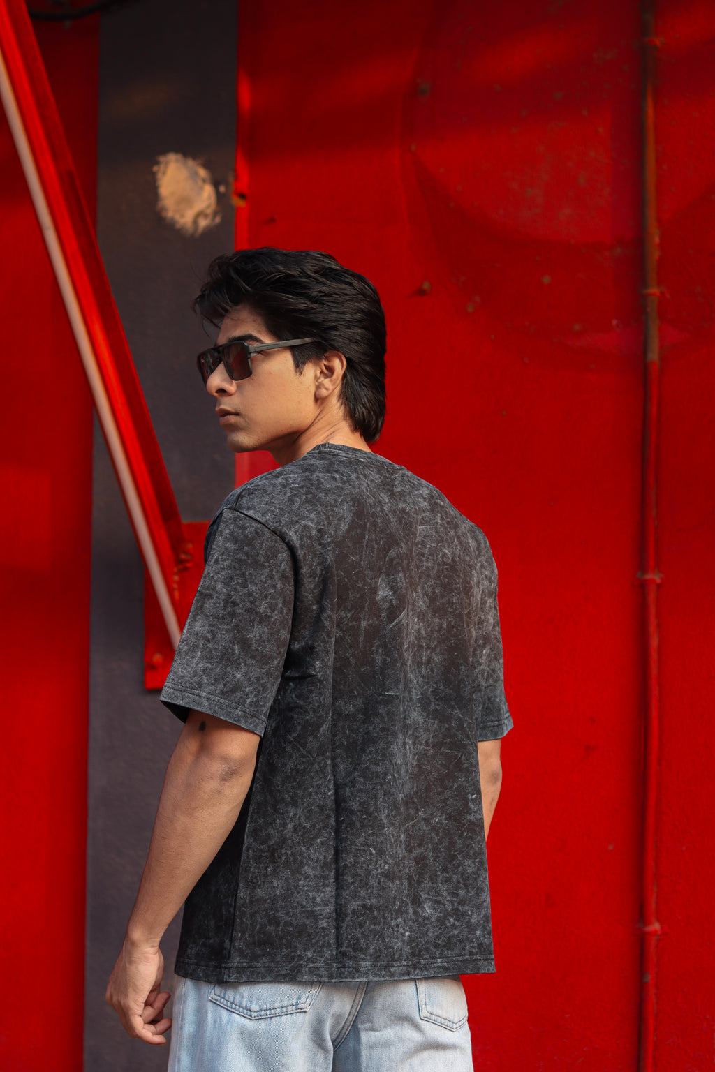 Midnight Washed Oversized T-Shirt