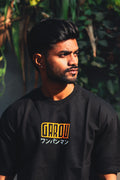 Flame Warrior Oversized Graphic T-Shirt