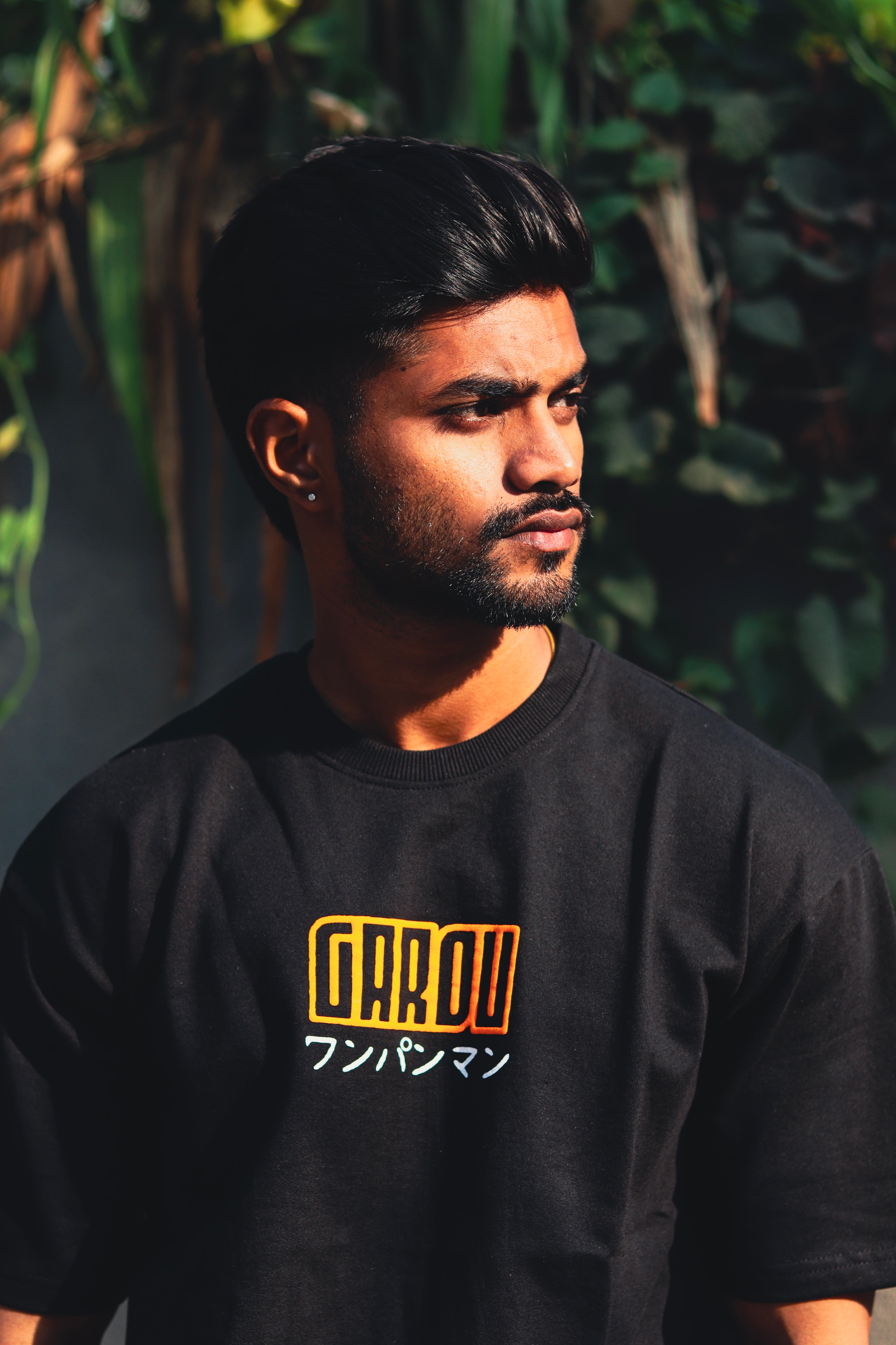 Flame Warrior Oversized Graphic T-Shirt